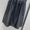 Vestiti estivi da donna svuotanti abiti design marca donna senza maniche casual nero