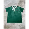 24SS Casablanca Polo's Polo's Colorblock Stripe Casual shirt Patched Graphic Letter Men en dames met korte mouw Polo Shirt Casablanc