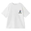 Летняя школьница расплачивается белый мультфильм для душа футболка для детей и девчонка для футболки детской базовой одежды Вершняя одежда 116 лет 240430