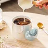 Кружки прекрасная ручка для завтрака молоко чашка керамика любителей кофе кружка