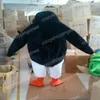 Christmas Penguin Mascot Costume Cartoon Character Outfits Halloween Carnival Dress Suits Adult Size Birthday Party Outdoor Outfit