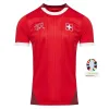 2024 Suisse Euro Cup Soccer Jerseys Swiss National Team Eedi Akanji Zakaria Sow Rieder Embolo Shaqiri Home Football Shirts