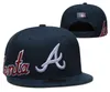 Atlanta''Blaves''Ball Cap Baseball Snapback for Men for women Sun Hat Gorras Embroidery Boston Casquette Champs World Champions調整可能キャップA5