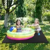 Carpets Pool Pavarisable Couvre en feuille pliable taille réglable Taille multifonctionnelle Mat de sol Easy Cleaning Play for Outdoor Home Party Summer