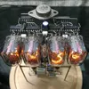 Relógios de mesa Nixie Tube Clock Diy Kit In12 Original Retro Desktop Watch Glass Creative Antique Glow Handmade Gift