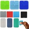 Abbigliamento per cani Forniture per animali domestici silicone distratto cuscinetto da cibo leccati gatto ciotola slow succhiatmata placcata anti-slittata antiscivolo