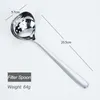 Spoons Korean Stainless Steel Thickening Spoon Creative Long Handle El Pot Soup Ladle Porridge Colander Filter