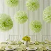 Dekorativa blommor 10st 20 cm Tissue Paper Pom Poms Artificial Flower Ball For Home Decor Birthday Wedding Decoration Party Supplies