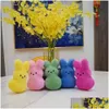 Peeps 25 cm en peluche favorise 15cm lapin lapin peep toys simation stepred Animal Doll for kids enfants givels soft girs gir dhnro