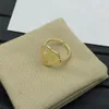 Luxury Classic Couples Ring Brand Designer Band Rings Charm 18K Gold Open Ring para Women Mens Jewelry Party Engagment Wedding Acessórios com caixa