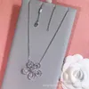 Designer Necklace Vanca Luxury Gold Chain Four Leaf Grass Sunflower Necklace 925 Silver 18k White Gold Full Diamond Large Flower High