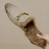 Chaussures décontractées pour femmes Slip-on Slip-On Mules Multime de fourrure chaude et pantoufle de fourrette quotidienne