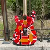 5150 Ulepszone Edward Eddie Van Halen 5150 White Stripe Red Electric Guitar Floyd Rose Tremolo Bridge, Maple Secion Tfalboard Frankenstein Guitar