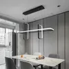 Nordic Modern LED Pendant Lights for Dining Living Room Shop Led Hanging Pendant Lamp Fixtur Matt Svart/vit/guld färdig