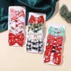 Accessoires de cheveux 8pcs Bows de Noël Clips de cheveux Set Girl Girls Girls Christmas Decor Supplies NOUVERNE AN DÉCORATIONS DE PARI