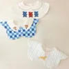 Нагрудники ткани 3 штуки/партия детских нагрудников, используемых для кормления мультфильма милые высококачественные водонепроницаемы
