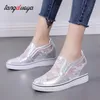 Chaussures décontractées pour femmes baskets Fashion Fashion Women's High Heels HEDGE HEEL HAUPEMENT AUGMENT