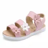 Sandales filles plage sandales beaux motifs floraux chaussures de bébé mignons enfants mignons chaussures extérieures enfants non glisso