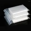 Presentförpackning 100 bitar av transparenta plastpåsar mjuka självhäftande tätningspåse tillbehör liten förpackning hög-