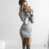 2024 One Line Line Sexy Faternity Dress Sweater Женская одежда