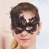 Fournions de fête Masque noir pour femmes en dentelle creuse masquée Boulangers Masques faciaux Princess Prom Props Costume Graduation J9Q7