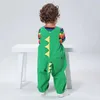 Ensembles de vêtements kawaii dinosaur bébé cornets filles bodys de filles + t-shirt bébé à manches longues pour enfants à manches longues caricatures