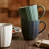 Muggar Original Breakfast Cups Thermo Cup For Coffee Travel Mug Personlig gåvor Teaware Cafes Drinkware Ceramic Gift Espresso Beer