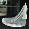 Wedding Hair Jewelry Womens Cape VG44 Przylądka ślubna Welki długie Katedralne Cape Kurtka dla kobiet na ramię Bolero Akcesoria ślubne dla panny młodej