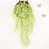 Dekorativa blommor Simulerade Golden Bell Willow Branch Plastic Artificial Flower Wall Decoration Vine Bar Restaurant