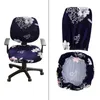 Couvoirs de chaise élastique en rotation en rotation Habillement lavable Anti Dirty Polyester Meubles Protector Office Couvre-fauteuil pour le bureau