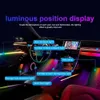 Lumières décoratives 23 en 1 Fullcolor String Lights for Car Environment Lights RGB 64 Couleur universelle LED Indoor Hidden Strip Symphonic Amosphonique Lumière T240