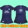 Kids Scotland 2022 Rugby Jersrys Home Team National Scotland Polo T-shirt Rugby Jersey Mens Shirts 2021 New World Cup Sevens Training Child Kits Full Kits Set