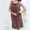 Towel Microfiber Women Sexy Pareo Skirt Beach Bath Wearable Soft Super Absorbent Dress Bathroom Supplies