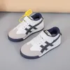Sneakers 2023 Spring and Autumn New Childrens Soft Sole Board Shoes Boys Anti slip Sports Middle Big Lightweight Running Forrest Gump H240513