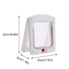 Transportadores de gatos FLAP PORTA BLOCABILIÁRIA DOM TRANSPARENTE PEQUENO PET PET PET ANTI-BITITE INTERIOR BARREIDA TUNNEL GAT GAT