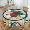 Table en tissu rond rond