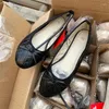 Chaussures décontractées élégant Bowknot Ballerina Mandis de la femme Round Toe Fonds Fonds Slip-On Sil Dames Soft Le cuir Single Mules