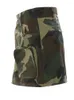 Rokken mode damesrok hoge taille camouflage lichtblauw bruine rits 3d pocket mini zomer 2024 tide 17a8515