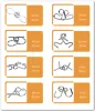 8 -częściowy zestaw metalowy drut puzzli Montessori - Gra iq zwiastun mózgów dla dorosłych - edukacyjna interaktywna zabawka