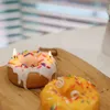 5pcs Candles Food Amadles Candles Donut Candle Sprinkles для свадебных гостей подарочный набор декоративные эстетические свечи на дом украшение