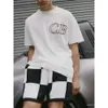 Cole Buxton Shirt for Men Shorts Femmes Green Grey White Black T-shirt Men Femmes Slogan classique de haute qualité