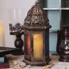 Ljushållare lyxmetall vintage glasögon retro hängande tealight marockansk lampa soporte vela husdekor