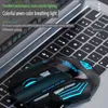 Souris de charge Bluetooth sans fil ESPORTS GAMING MÉCANIQUE PRESSION PRESSION GABLE POUPE POULEUR SOUR VIE WIRE SOUR VAPPORT