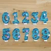 5 stks kaarsen kinderen verjaardagskaarsen 0-9 Nummer zeemeermin zeeschelp kaarsen voor cake toppers decoratie verjaardag vonkelende kaars voor kinderen