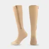 Sports Socks Compression-Sock Compression Stockings Zipper Sock With Zip Chaussette De Medias Compresion