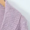 여자 니트 옷깃 칼라 스웨터 세련