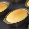Moules à pâtisserie à gâteau de fromage antiadhésif moules moules à mousseline de mousseline pain fabrication de moule en acier en carbone support de cuisine ovale outils de cuisine
