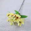 Fleurs décoratives simulées jaune violet narcissus lis plantes artificielles bonsaï kpris de fête à la maison décoration de mariage