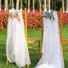 Fleurs décoratives chaise de mariage en plein air décoration de fleurs arrangement artificiel pour le banquet de la fête
