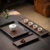 Tea Trays Japanese-Style Bamboo Mat Tray Song Dry Pour Pot Rectangular